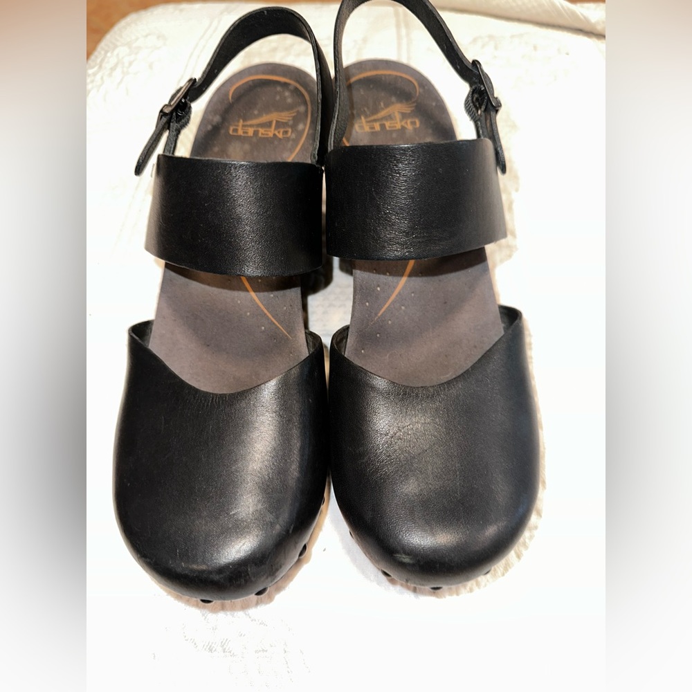 Leather Dansko Clogs